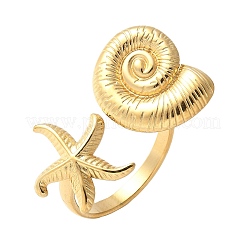 Кольцо-манжета из нержавеющей стали 304 для женщин&nbsp;RJEW-Z088-02G-03