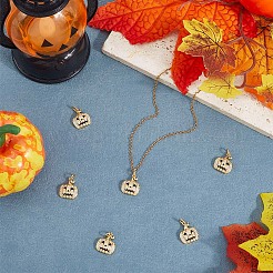 6 шт. подвески из латуни с кубическим цирконием на Хэллоуин ZIRC-BBC0003-41