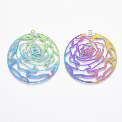 Ионное покрытие (ip) 201 филигранные подвески из нержавеющей стали&nbsp;X-STAS-T057-27