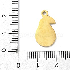 Подвески с фруктовой эмалью из нержавеющей стали 304&nbsp;STAS-G362-04G-11