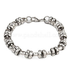 Браслеты-цепочки из нержавеющей стали 304 в стиле панк для мужчин и женщин&nbsp;LS-BJEW-S181-03P