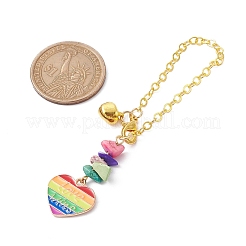 Подвесные украшения из сплава эмали&nbsp;HJEW-JM01710