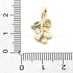 Латунные микро проложить кубического циркония подвески&nbsp;X-KK-Q029-03G