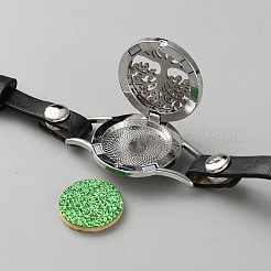 Ремешки для часов из кожи и сплава AJEW-WH0248-692P-03