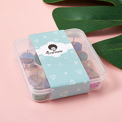 Серьги-гвоздики из смолы и ореха MAK-CD0001-06