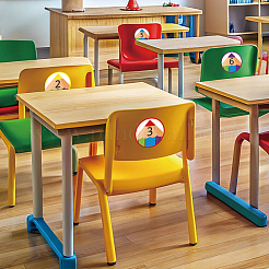 42 шт. самоклеящиеся бумажные декоративные наклейки с цифрами DIY-WH0646-006