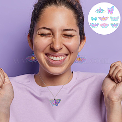 32 шт. 8 стиля подвески из нержавеющей стали 201 STAS-UN0058-24