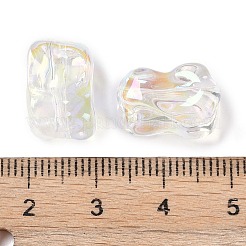 Прозрачные акриловые бусины с УФ-покрытием&nbsp;OACR-S145-16