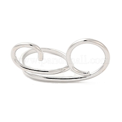 Открытые манжеты из латунной проволоки RJEW-P098-01P