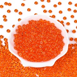 Стеклянные бусины прозрачных цветов&nbsp;SEED-N007-39A-06