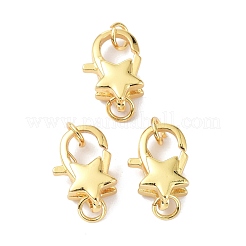 Экологичные латунные застежки в виде когтей лобстера KK-C221-06G