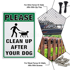 Уф-защищенный и водонепроницаемый алюминиевый предупреждающие знаки AJEW-GL0001-05C-06