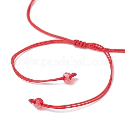 Браслеты из плетеных бусин с гальваническим покрытием из стекла BJEW-MZ00183-02