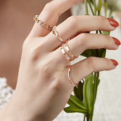 2 комплект из 2-х видов пластиковых колец-манжет с имитацией жемчуга RJEW-AN0001-07