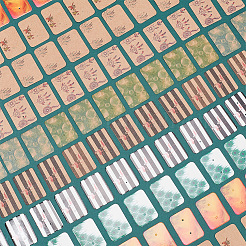 160 лист 8 выкройки бумажных сережек демонстрационные карточки CDIS-DR0001-13