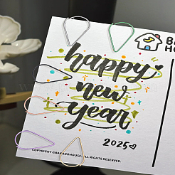 60 шт. 6-х цветные скрепки из нержавеющей стали&nbsp;TOOL-LP0001-27