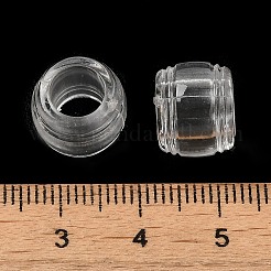 Прозрачного акрилового Европейский бисером TACR-G048-11