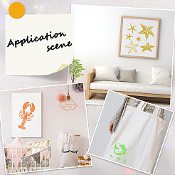 Морские животные домашнее животное пластиковый рисунок трафареты шаблоны&nbsp;DIY-WH20011-53C