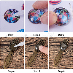 Набор для самостоятельного изготовления закладки в виде купола в виде хамсы DIY-SC0021-03