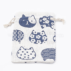 Пакетики для котенка из поликоттона (полиэстер ABAG-T006-A19