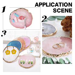 4шт 4 стиля имитация смолы агат цветовая палитра MRMJ-NB0001-19