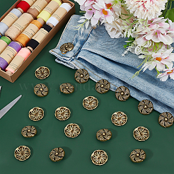 20 шт. пуговицы из сплава&nbsp;BUTT-PH0001-58AB