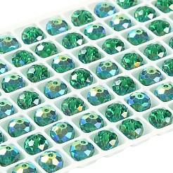 Ab цветные стеклянные бусины EGLA-P059-03B-AB07