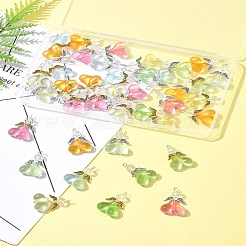 40шт подвески из акрилового стекла 10 цветов PALLOY-FS00018