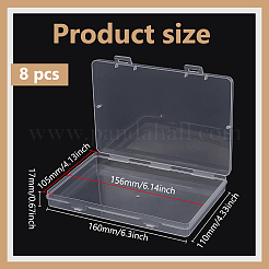 Пластиковые контейнеры для шариков из полипропилена&nbsp;CON-WH0123-10A