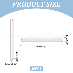 20 шт. подвески-соединители из нержавеющей стали 304&nbsp;FIND-UN0003-77