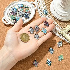 Подвески из сплава с принтом 15 цветов&nbsp;ENAM-YW0006-44