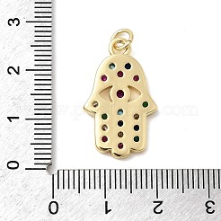 Латунные микро проложить кубического циркония подвески&nbsp;KK-H529-34G