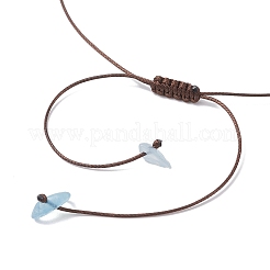 Подвеска из необработанных натуральных камней с цветком ручной работы&nbsp;NJEW-TA00210-03