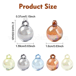 30шт прозрачные акриловые подвески&nbsp;OACR-YW0003-43