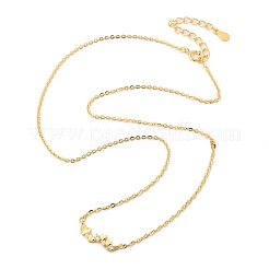 925 серебряное ожерелье с подвеской в виде сердца из прозрачного микропаве из кубического циркония для женщин NJEW-D315-01G