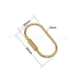 Латунные брелоки с карабином KK-ZX025-62C