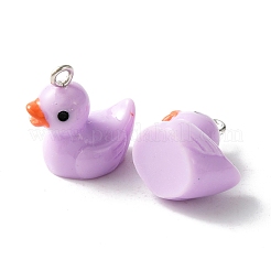 Подвески из непрозрачной смолы&nbsp;LS-RESI-WH0029-12P-03