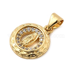 Латунные микро проложить кубического циркония подвески KK-I360-054G