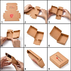 Подарочная коробка для крафт-бумаги CON-L014-A02