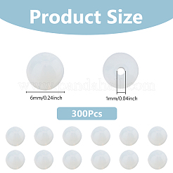 300 шт. круглые бусины из опалита GLAA-DC0001-52