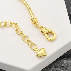 Браслеты из латуни в виде змеи&nbsp;BJEW-S158-16G