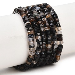 Природный агат бисер нитей&nbsp;G-G345-C36-2x4mm