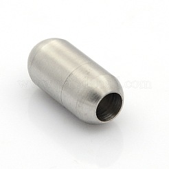 Устойчивые к потускнению нержавеющая сталь 304 с матовой поверхностью магнитные застежки с вклеивающимися концами&nbsp;STAS-O042-B-24