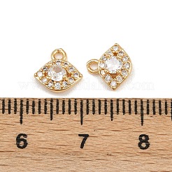 Латунные микро проложить кубического циркония подвески KK-K407-31G-01