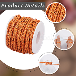 19м плетеные шнуры из искусственной кожи LC-CL0001-02C