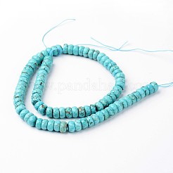 Бусины из натурального магнезита G-J375-04-5x8mm