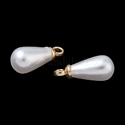 Подвески из АБС-пластика с жемчугом FIND-Z105-03B-01G