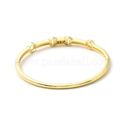 Прямоугольный и пончик красочный кубический цирконий шарнирный браслет&nbsp;BJEW-G659-02G