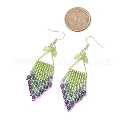 Серьги-подвески из нержавеющей стали 304&nbsp;EJEW-MZ00513-01