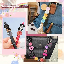 30 шт. непрозрачных акриловых бусин с покрытием AB&nbsp;JACR-YW0001-04